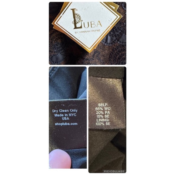 Luba by Hannah Payne Sophia top size 10 long sleeve new with tags - Picture 6 of 16